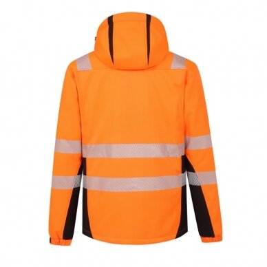 Žieminė softshell striukė Calgary, su pamušalu CL2, oranžinė M, Pesso 2