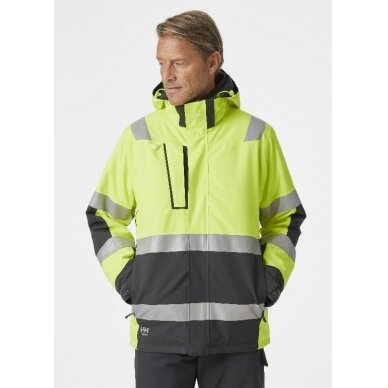 Žieminė striukė Alna 2.0,  CL3, did. matomumo, geltona/juoda S, Helly Hansen WorkWear 5