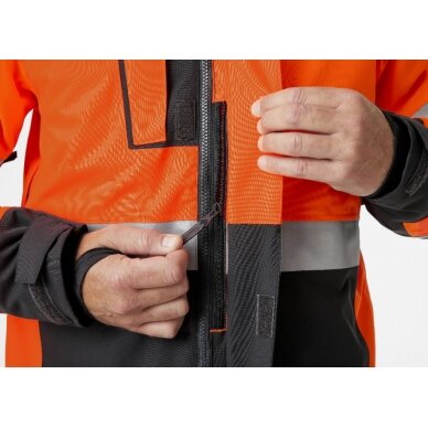 Žieminė striukė Alna 2.0,  CL3, did. matomumo oranžinė/juoda XL, Helly Hansen WorkWear 3