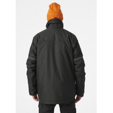 Žieminė striukė Kensington, su gobtuvu, juoda new 3XL, Helly Hansen Workwear 1