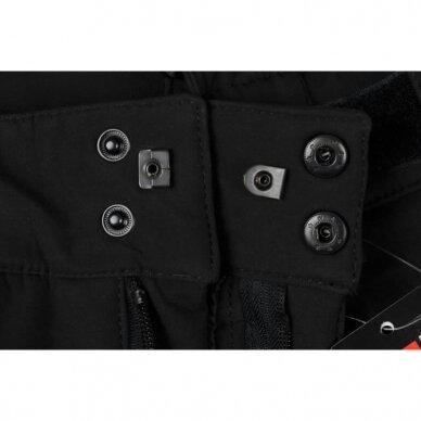 Žieminės softshell kelnės Barnabi, juoda, su  petnešom 2XL, Pesso 8