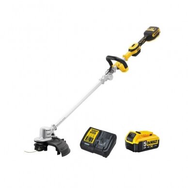 Žoliapjovė - trimeris DeWalt XR DCMST561P1; 18 V; 1x5,0 Ah akum.